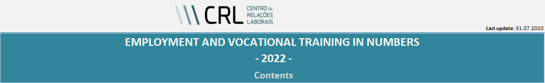 EMPLOYMENT AND VOCATIONAL TRAINING IN NUMBERS - 2022